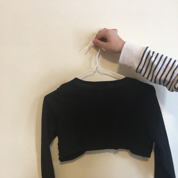 girls cropped sequin cardigan - Picture 2 of 4